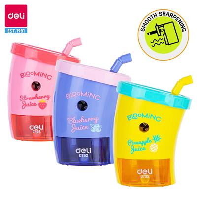 Deli E0732 Blooming Fruit Juice Rotary Pencil Sharpener
