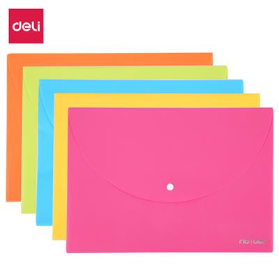 Deli E38131 A4 Button File Bag