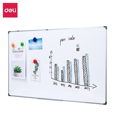 Deli Universal Magnetic Whiteboard 8×4 Feet E39038A