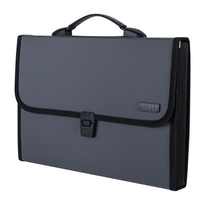 Deli E5556 A4 13 Pockets Expanding File Buckled with Handle