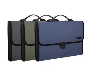 Deli E5556 A4 13 Pockets Expanding File Buckled with Handle