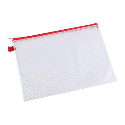 Deli E5596 A4 Mesh PVC Zip Bag