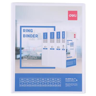 Deli E5610N 1-Inch A4 2D-Ring View Binder File
