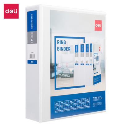 Deli E5616N 2-Inch A4 2D-Ring View Binder File