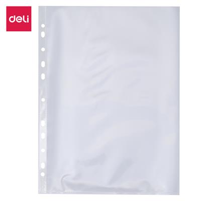Deli EF20302 A4 11-Holes Protector Sheet Pack of 100