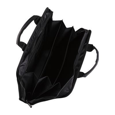 Deli E5865 A4 Zip 3 Pockets Office Document Bag with Handle