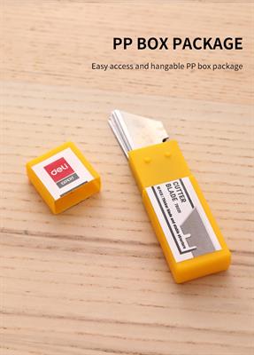 Deli E78001 Knife Cutter Blade Pack of 10 Pieces