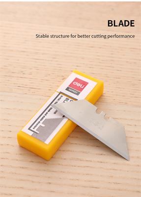 Deli E78001 Knife Cutter Blade Pack of 10 Pieces