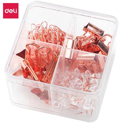 Deli E78551 Metal Office Stationery Set 4 in 1