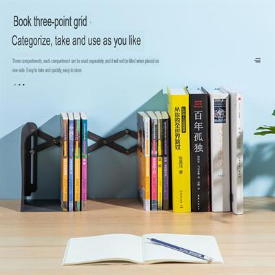 Deli E78630 Retractable Book End