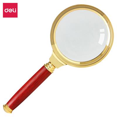 Deli E9096 Metal Magnifying Glass 60mm 4X
