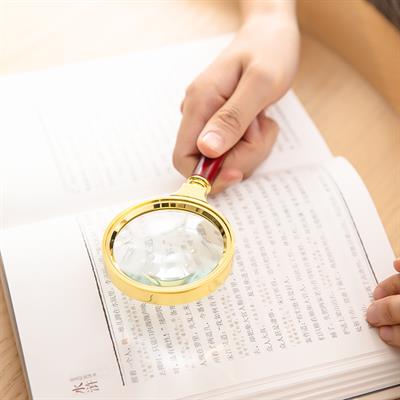 Deli E9096 Metal Magnifying Glass 60mm 4X
