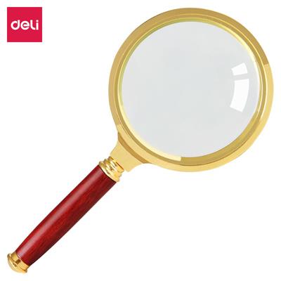 Deli E9097 Metal Magnifying Glass 70mm 2.5X