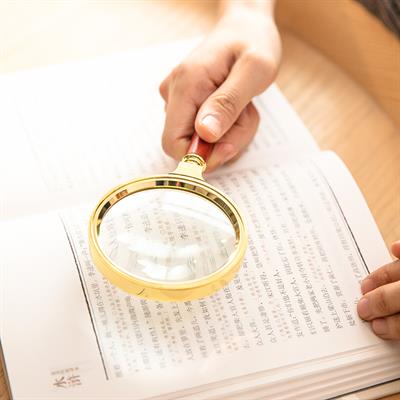 Deli E9097 Metal Magnifying Glass 70mm 2.5X