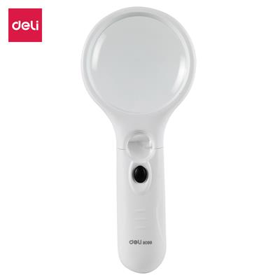 Deli E9099 Magnifying Glass 70mm 2.5X with LED Light