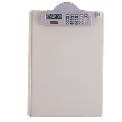 Deli E9259 A4 Clipboard with Calculator & Pen Clip