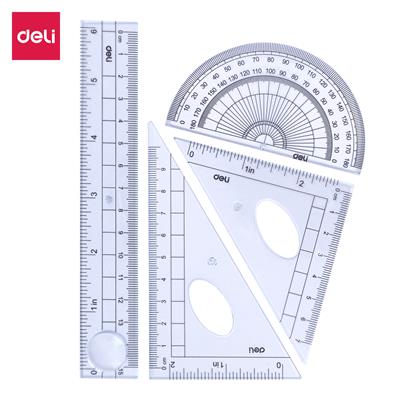 Deli E9597 Set Square 10cm 4 pcs