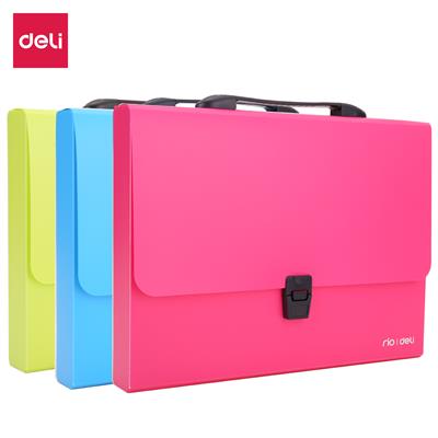 Deli EB50002 A4 Document Case Buckled with Handle