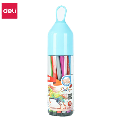 Deli EC105 Felt Tip Washable Colour Markers
