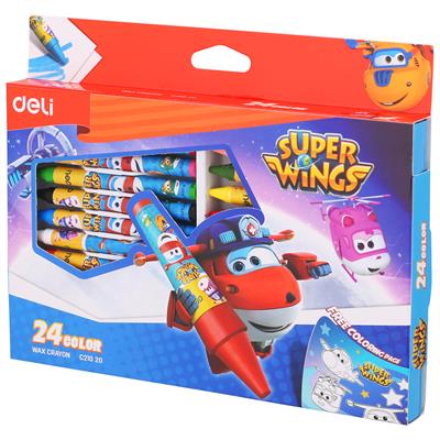 Deli EC210 Super Wings Wax Crayons