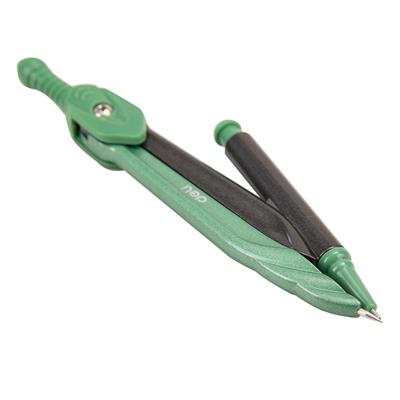 Deli EG20302 Orbit Compass in Zamak Metal with Mechanical-Clutch Pencil+Lead Box