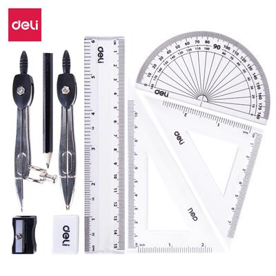 Deli EG30695 Orbit Classic Geometry Box Set 9 Pcs