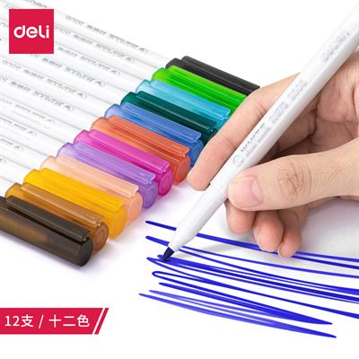 Deli White Board ES504/ES506 8 & 12 Erasable Colour Markers