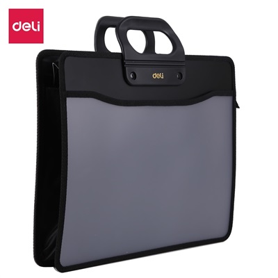 Deli E5578 Extend Plus Executive Briefcase Legal Black