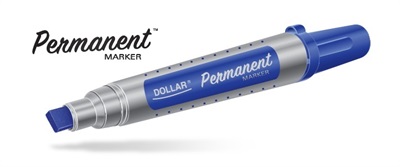 Dollar Round Tip Jumbo Permanent Marker