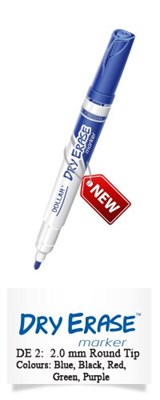 Dollar Dry Erase White Board Erasable Marker Round Tip