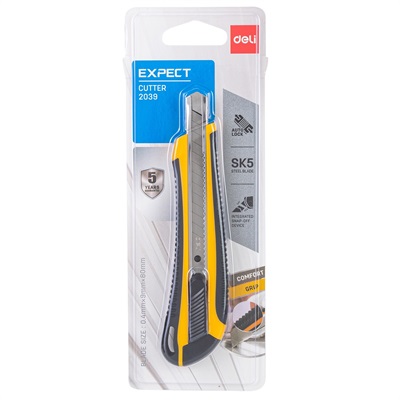 Deli E2039 Utility Knife Paper Cutter 9mm