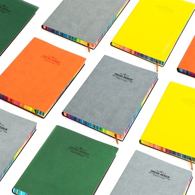 Deli E3183 Colour Design Hard Leather Cover A5 Notebook – 112 Pages