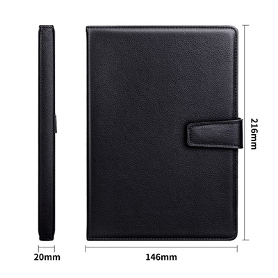 Deli E3301 Hard Leather Cover 25K Notebook – 120 Pages