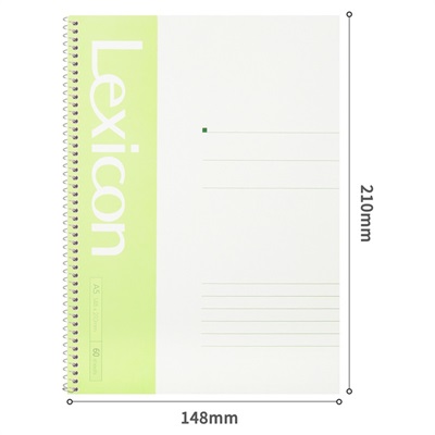 Deli E7683 Lexicon Soft Cover Spiral A5 Notebook – 60 Pages