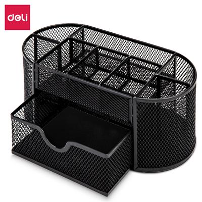 Deli E8902 Mesh Metal Desk Organizer
