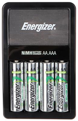 Energizer CHVCM4 Maxi Charger with 2 x AA Rechargeable Batteries