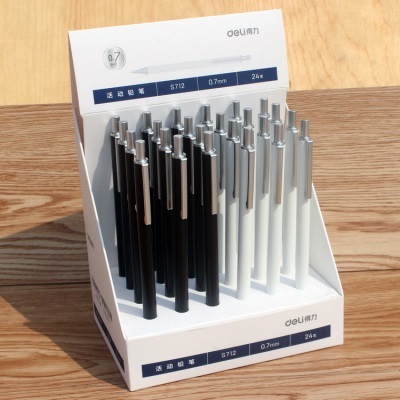 Deli ES712 0.7 mm Metal Mechanical Clutch Pencil