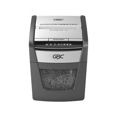 GBC ShredMaster AUTO+ 50X 50-Pages Autofeed Cross-Cut Paper/Card P-4 Shredder
