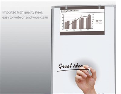 Deli E7817 Focus Magnetic Whiteboard 4×3 Feet