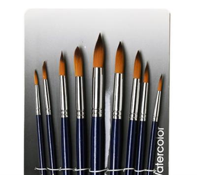 Giorgione G-618 Artist Round Brush 9 Pcs Set
