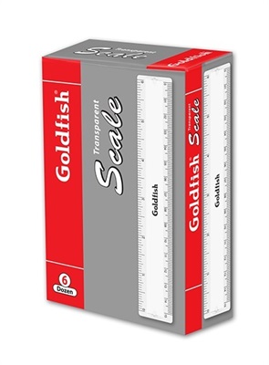 Goldfish S002 Flupa Plastic Transparent Scale 06 Inches