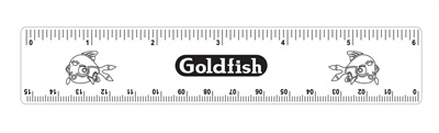 Goldfish S002 Flupa Plastic Transparent Scale 06 Inches