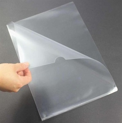 Grash E-310 A4 Transparent L-Folder Pack of 12