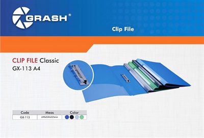Grash GX-113 A4 Classic Clip File