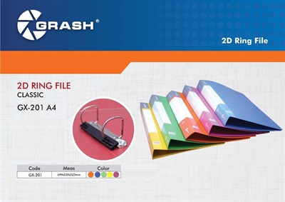 Grash GX-201 Classic A4 2-D Ring File