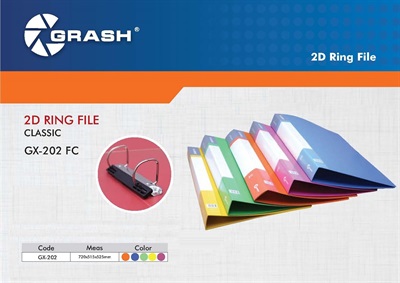 Grash GX-202 Classic Legal 2-D Ring File