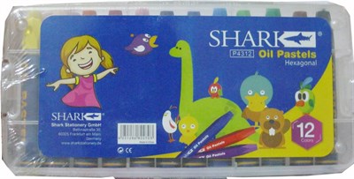 Shark Hexagonal Oil Pastels 12 Colors 