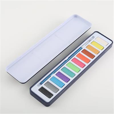 Keep Smiling B7129-12 Water Color Aluminium Tin Pack 12 Colours
