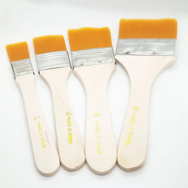 Keep Smiling BS-2468 Gesso Paint Brush 4 Pcs Set