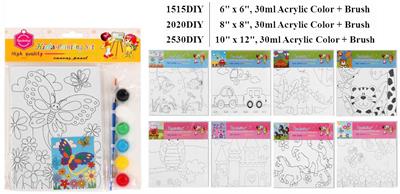Keep Smiling Kids Canvas Painting Sets